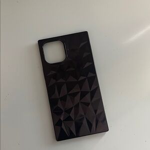 Black Geometric Phone Case
